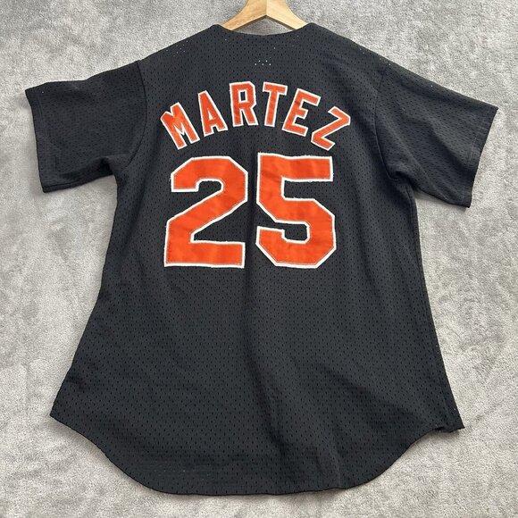 Vintage Majestic Jersey Mens Small Baltimore Orioles Mesh MLB Custom #25 Martez - Picture 7 of 8